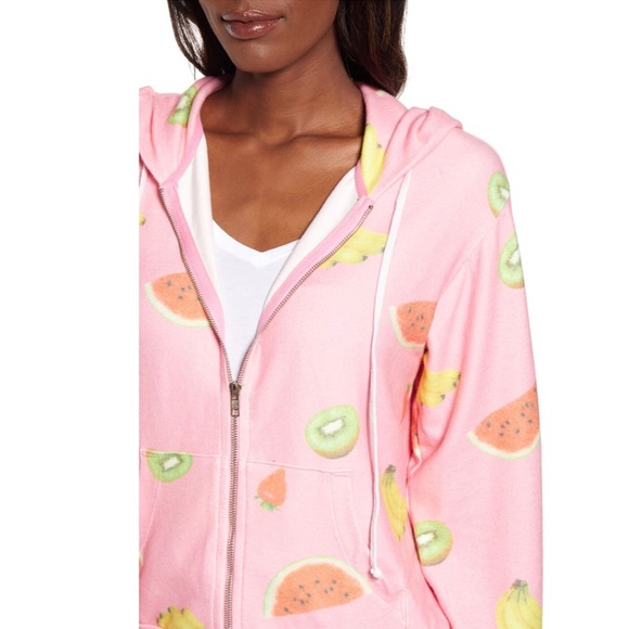 NWT WILDFOX Tutti Fruity Venice Zip Hoodie - Picture 7 of 8